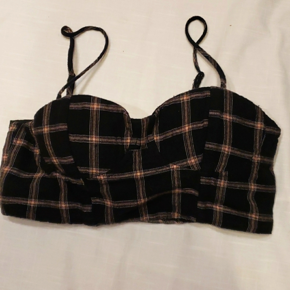 3/$18 AE plaid top